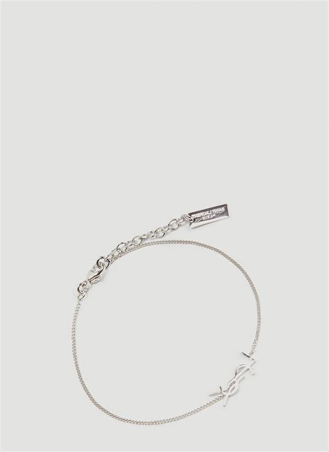 ysl womens bracelet|saint laurent silver bracelet.